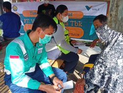 PT Vale Buka Layanan Kesehatan bagi Pengungsi Semeru