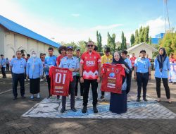 Target Emas, Beni Iskandar Tekankan Sportivitas Saat Melepas Kontingen Sepakbola Makassar