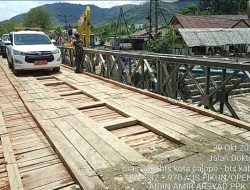 Dibangun Jembatan Darurat Rangka Bailey di Kota Palopo