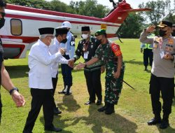 Gubernur Andi Sudirman Dampingi Wapres KH Ma’ruf Amin Kunjungan Kerja ke Wajo