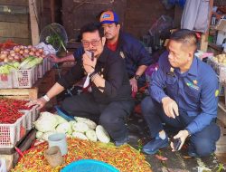 Jelang Nataru Mentan SYL sidak di Pasar Terong