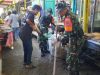 Koramil 1408-02/Tallo Karya Bakti Bersihkan Sampah Pasar Kalukuang