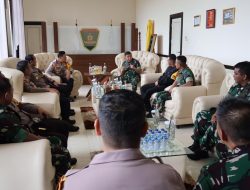 Kapolda Sulsel Kunjungan Silaturahmi ke Mako Divisi 3 Kostrad, Perkuat Sinergitas dan Jaga Kamtibmas Menjelang Pilkada