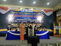 Unanda Palopo Kukuhkan Guru Besar Sekaligus Adakan Milad dan Wisuda 539 Mahasiswa